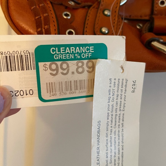 Brand new BCBG purse, brown, satchel-like bag - Picture 2 of 3